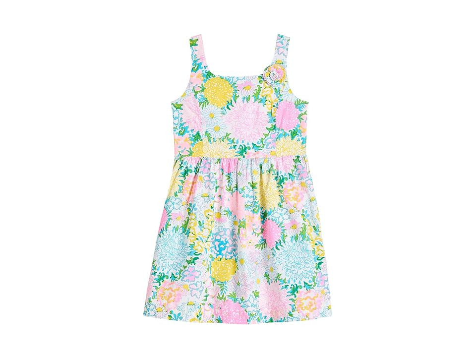 Lilly Pulitzer Kids Bellefleur Dress (Toddler/Little Kid/Big Kid) Girl's Dress Lilly Garden : 2T Toddler, Cotton | Zappos