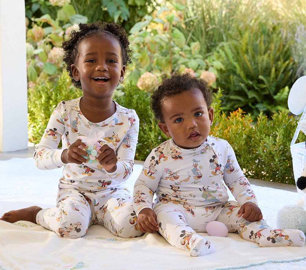 Disney Mickey and Friends Easter Family Pajama Collection | Pottery Barn Kids