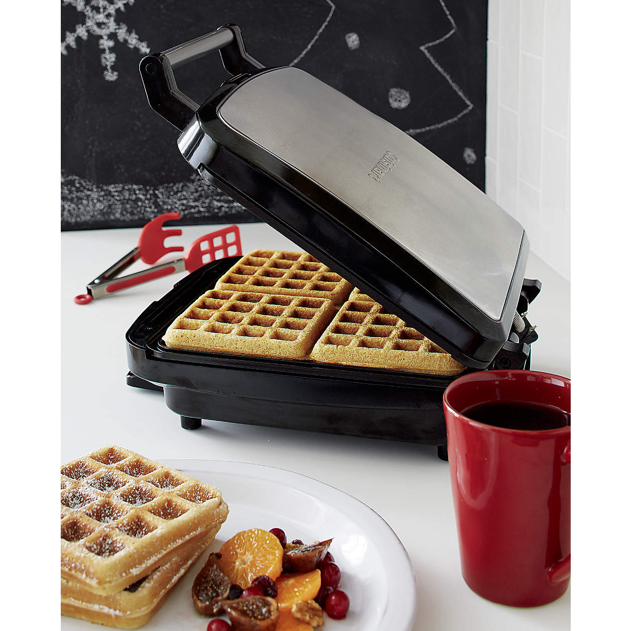 Cuisinart 4-Slice Belgian Waffle Maker + Reviews | Crate & Barrel | Crate & Barrel