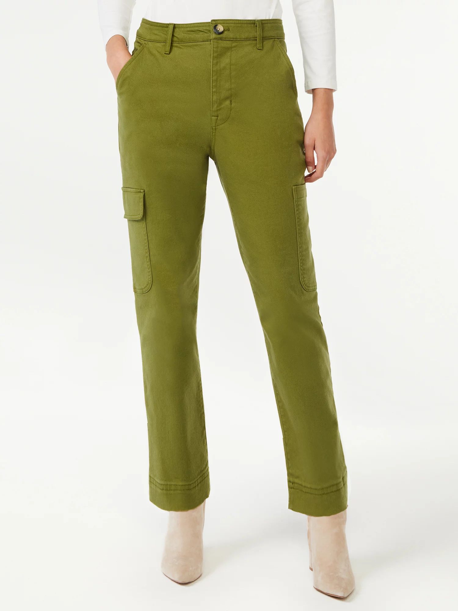 Free Assembly Women's Cargo Pants | Walmart (US)