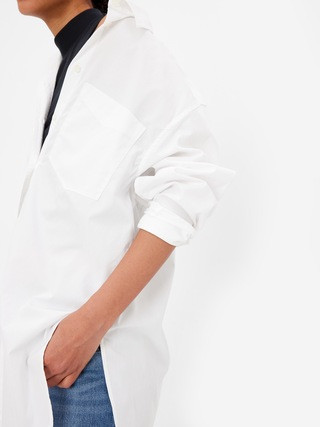 100% Organic Cotton Weekend Tunic Shirt | Gap (US)