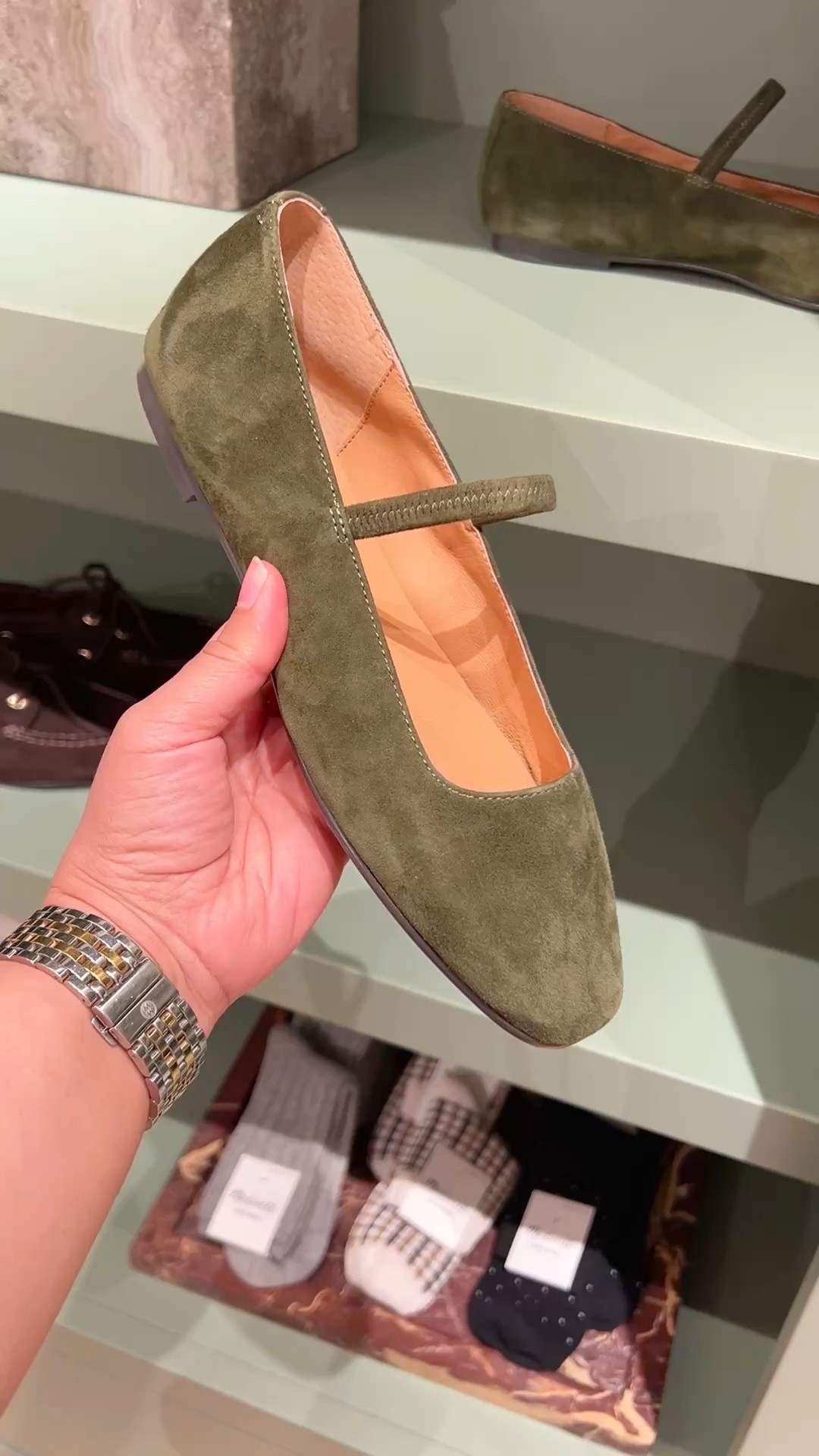 Back in stock in several sizes and colors! 

These olive green Madewell suede Mary Jane ballet flats are absolutely gorgeous! The color is so pretty for fall outfits and great for everyday wear, business casual workwear and travel! Available in several other colors in both leather and suede and a studded style too. Great gift idea for the holidays under $100!

#LTKGiftGuide #LTKFindsUnder100 #LTKHoliday