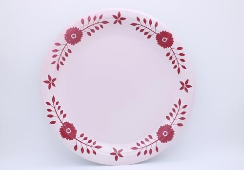 Pavilion Paper Daisy Josephine Dinner Plates - 8 per pack in Ballet & Berry | Amazon (US)
