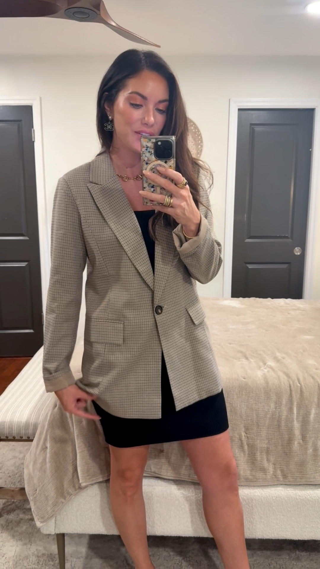 Tuesdays Fit Check 🤍#corporategirls #littleblackdress #zsupply # aritzia #grwm