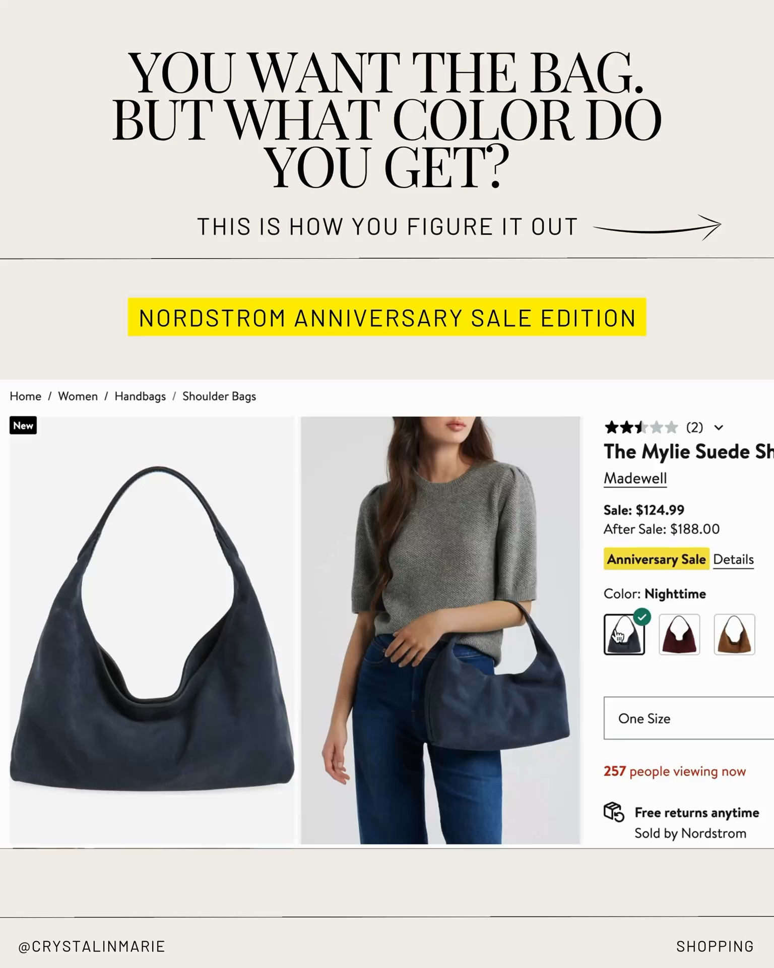 Shopping by color makes getting dressed so much easier. I always think beyond the one piece and how a color will work throughout my wardrobe.

Look 1:
Gap sweater petite small 
Everlane tee medium 
Agolde mid rise crop jeans 25
Steve Madden define boots 5.5
Madewell tote - sold out so linked the shoulder option in the same color
Le Specs sunglasses
Electric Picks earrings

Look 2:
Gap sweater petite small 
Everlane tee medium 
Barbour jacket xs
Agolde mid rise 90’s 24 - took my smaller size and fit like a high rise. 
Vince Tristan loafers 5
Madewell tote - sold out so linked the shoulder option in the same color
Celine sunglasses

Look 3:
Gap sweater petite small 
Everlane tee medium 
Agolde mid rise 90’s 24 - took my smaller size and fit like a high rise. 
Aquatalia boots 6 - size up a half size. 
Madewell tote - sold out so linked the shoulder option in the same color
Celine sunglasses
Dorsey James necklace 15”

#LTKmomlife #LTKPetite