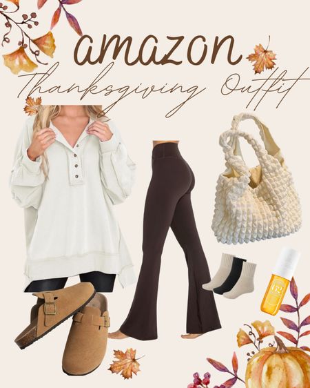The cutest, cozy thanksgiving outfit all from Amazon! 
Birkenstock look for less
Bubble bag 
Sol de Janeiro 

#LTKGiftGuide #LTKHoliday #LTKstyletip
