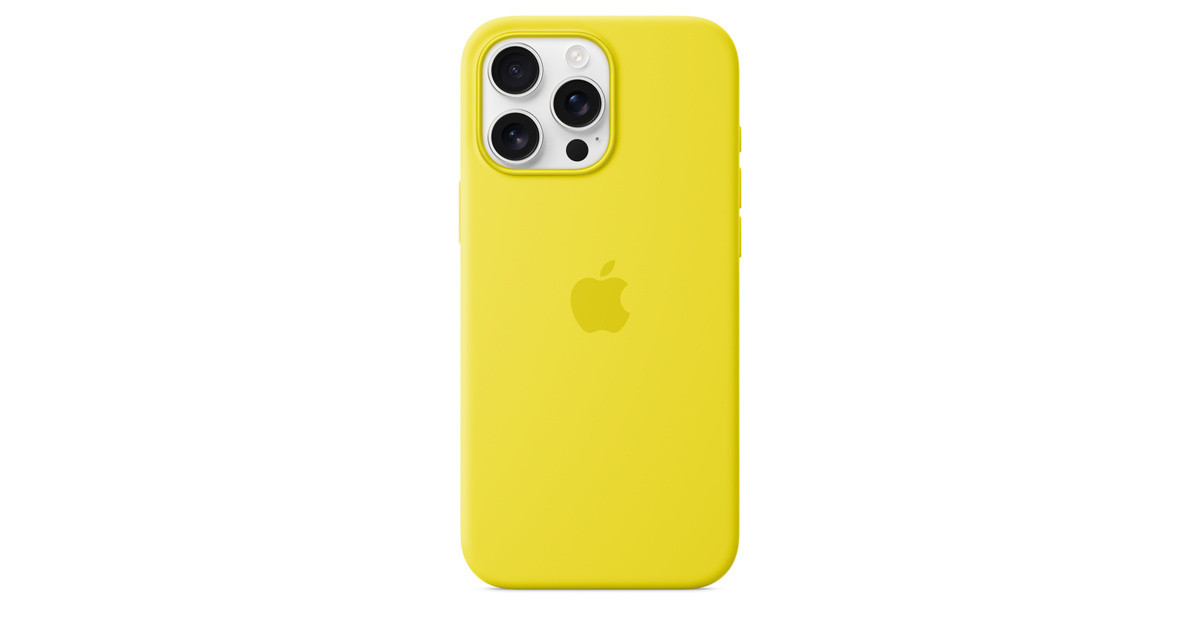 iPhone 16 Pro Max Silicone Case with MagSafe – Star Fruit | Apple (US)