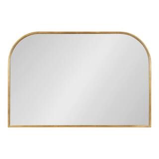 Caskill 24.00 in. H x 36.00 in. W Arch MDF Framed Gold Mirror | The Home Depot