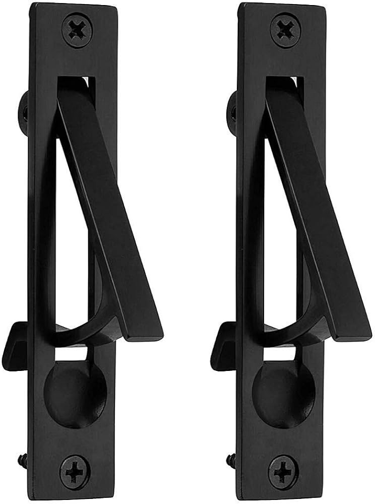 Wood Grip | 2 Pack Edge Pull | Suitable for Closet, Bathroom, Laundry, and Hallway Doors | (Matte... | Amazon (US)