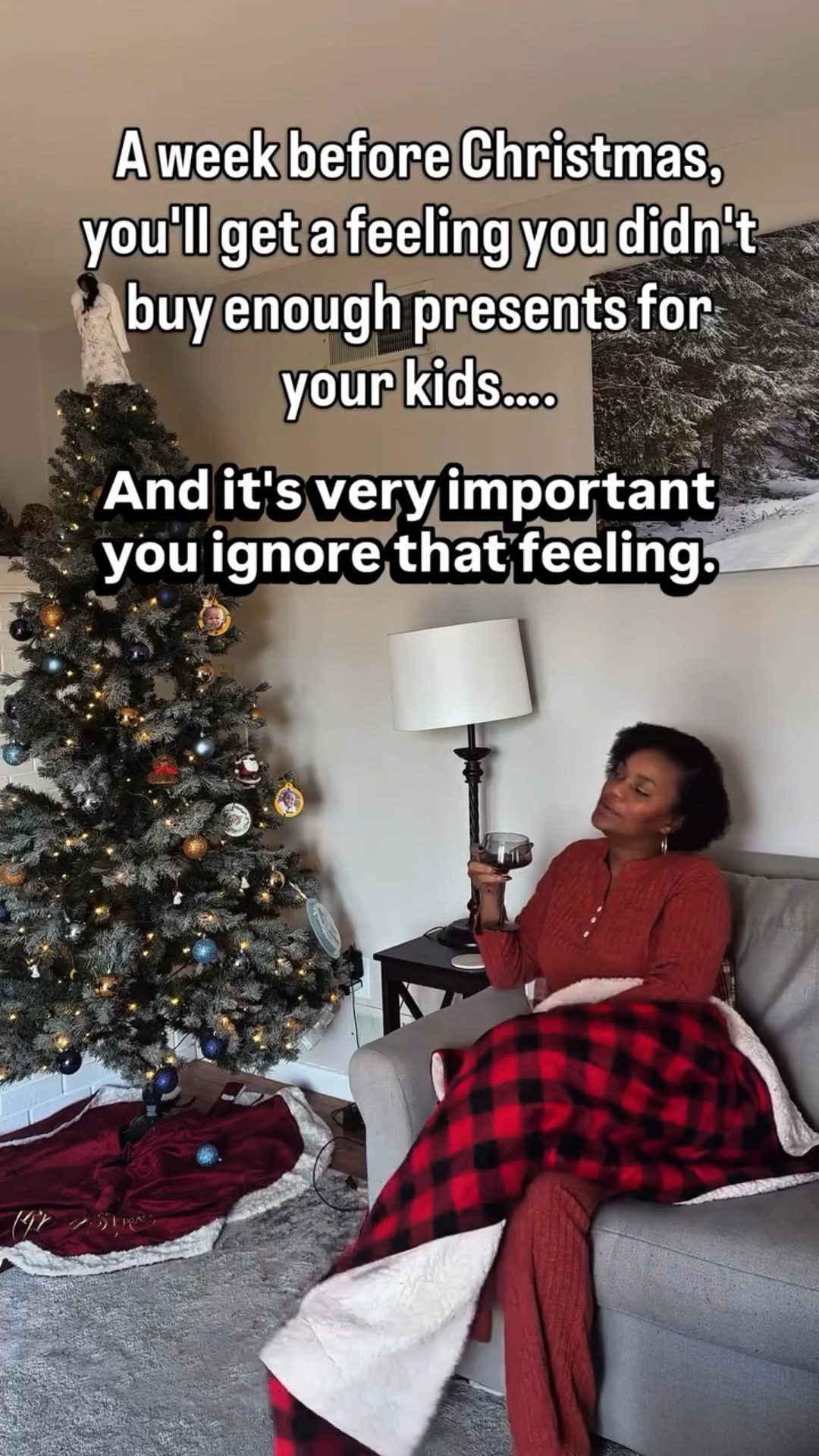 I feel this to my core & I think most moms do but I’m here to remind you: YOU did enough. YOU do not need more. Memories are based on things outside of gifts so focus on that, because no matter how much thought & money we put into it- they’ll forget it by next month. 

You’re mental & your pockets will thank you! 🎁🎄😘🤣

#holidayhumor #momhumor #parentingwithpurpose

#LTKmomlife #LTKSeasonal #LTKSaleAlert
