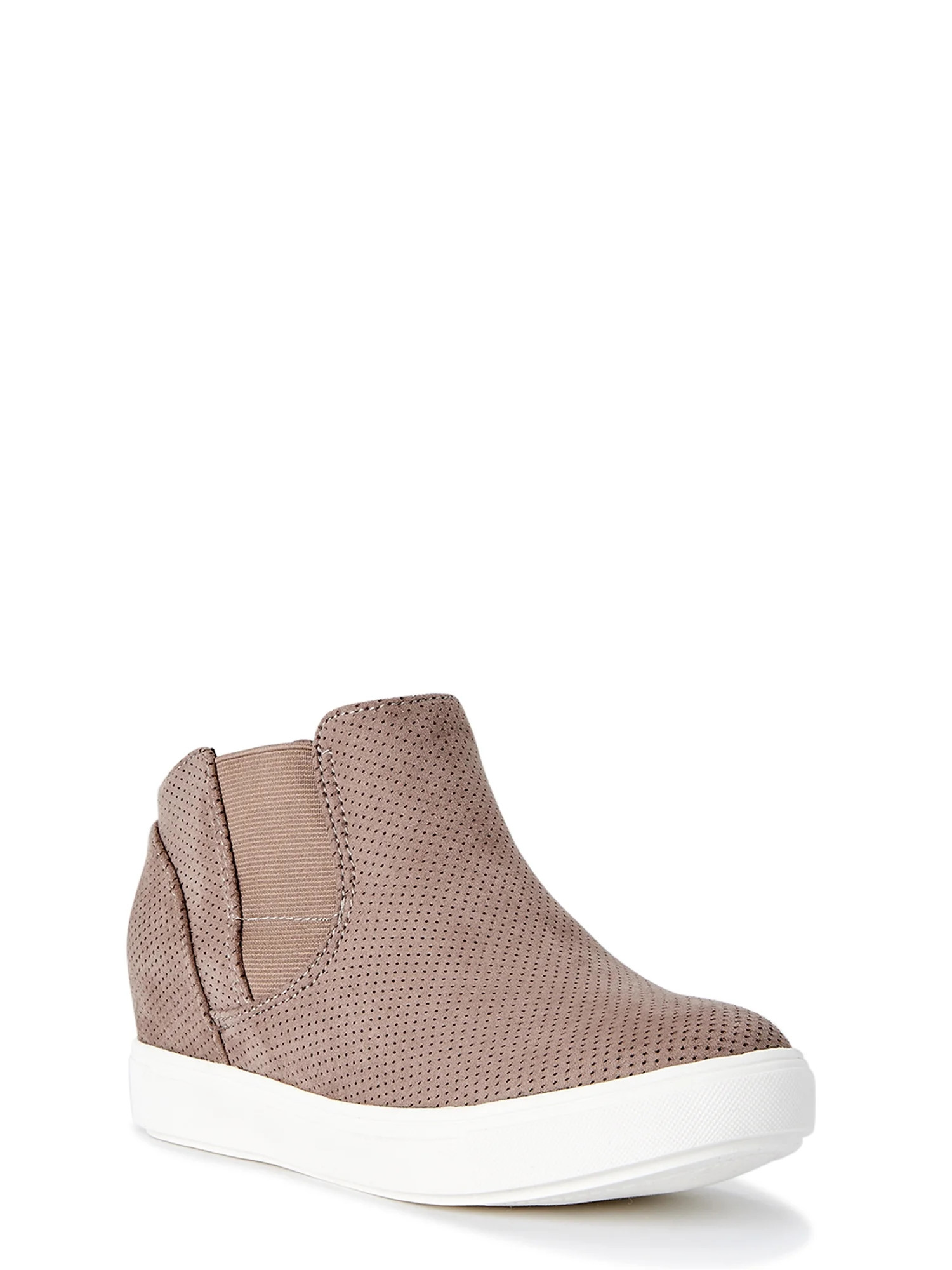 Time and Tru Women's Sneaker Wedge Booties | Walmart (US)