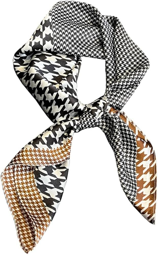 JERLA 100% Pure Mulberry Silk Square Scarf for Hair-27''x27'' Women Men Natural Silk Neckerchief ... | Amazon (US)