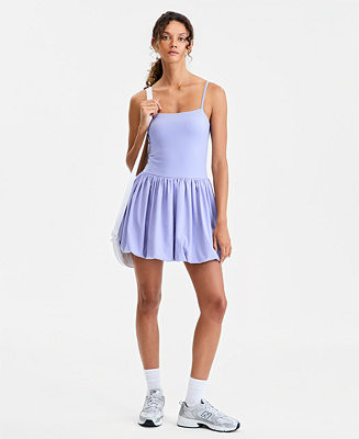 ID Ideology Women's Bubble-Hem Sleeveless Dress, Macy's Exclusive  - Macy's | Macy's