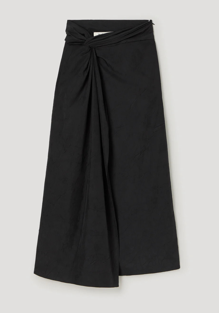 Sarong textured skirt | black | Rohe