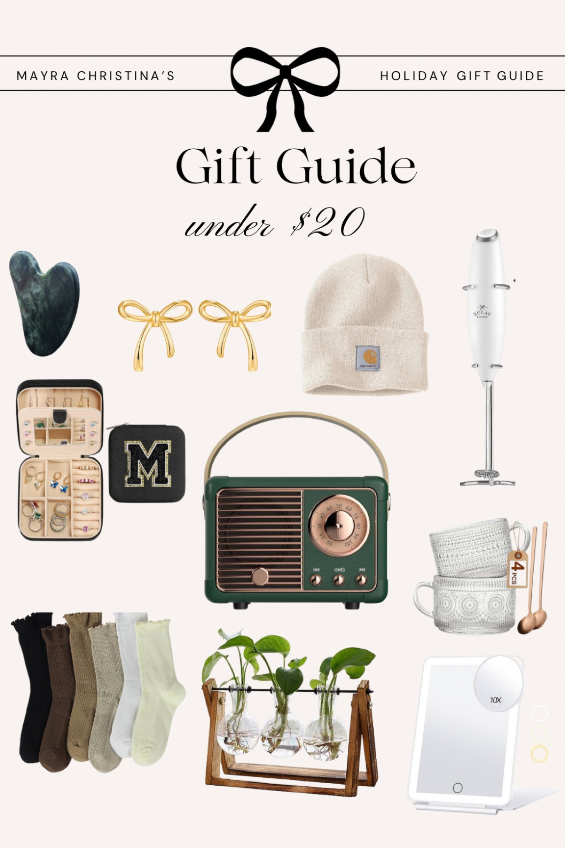 Holiday gift guides
 Christmas gifts 
Gifts under $20
Amazon finds


#LTKSeasonal #LTKGiftGuide #LTKHoliday