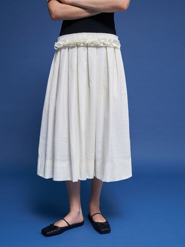 Bow Square-Toe Ballet Mules
    
         - Black | Charles & Keith US