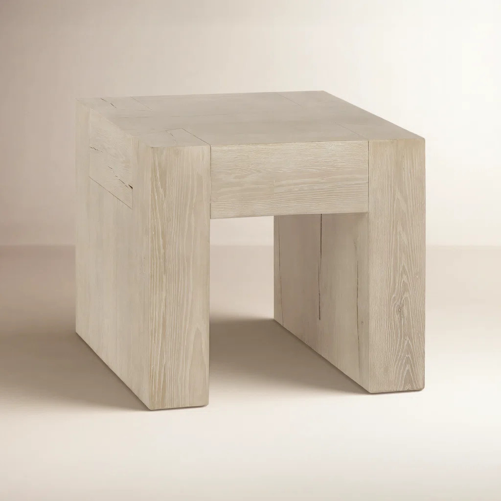 Elise Solid Wood Sled End Table | Wayfair North America