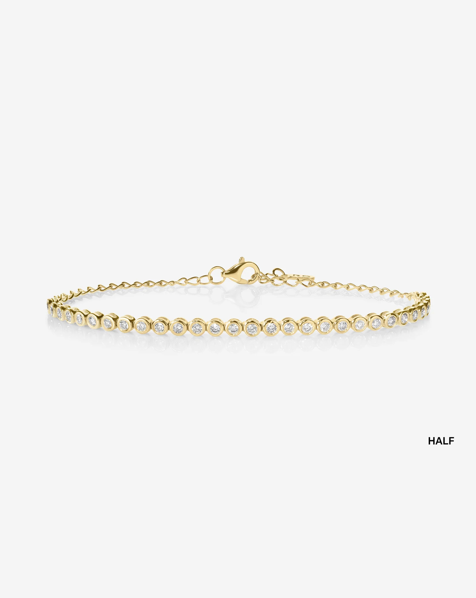 Bezel Mini Diamond Tennis Bracelet | Ring Concierge