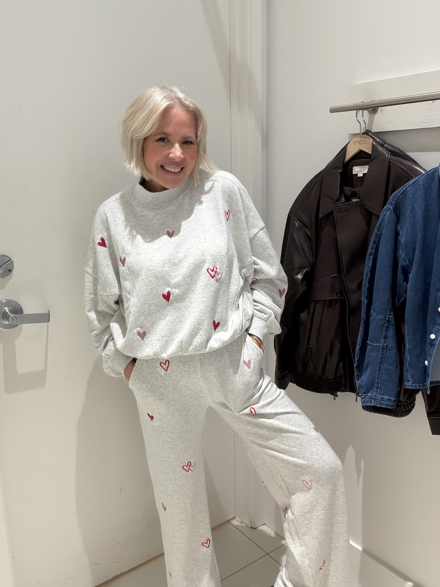 seriously love this heart sweat set! Would be great to mix and match the pieces too! 

#LTKootd #LTKgrwm #LTKdayinmylife