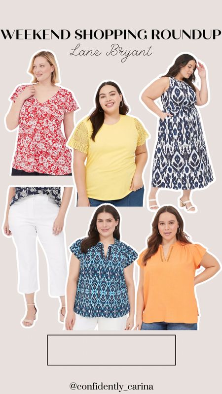 Sharing all of the pieces my mom tried on during on shopping trip this weekend at Lane Bryant! I love styling her and how all of these tops looked🫶🏻

#LTKFindsUnder100 #LTKMidsize #LTKStyleTip