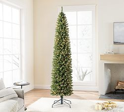 Tree Classics by Balsam Hill Pre-Lit Empire Pencil Artificial Christmas Tree | Pottery Barn (US)