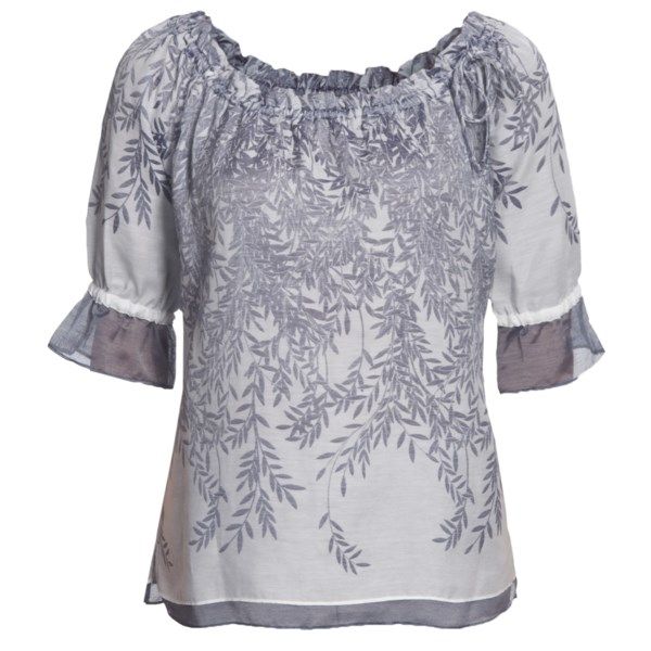 Audrey Talbott Parker Double-Layer Tunic Shirt - 3/4 Sleeve (For Women) | Sierra Trading Post (AU)