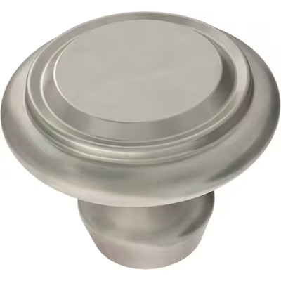 Brainerd Classic Contour 1-1/4-in Satin Nickel Round Cabinet Knob | Lowe's