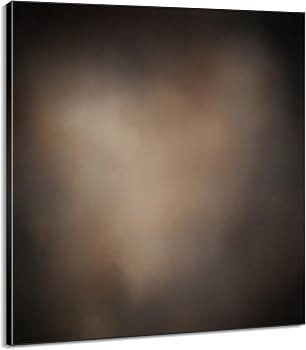 36"x36" Large Framed Wall Art - Moody Brown and Black Toned Abstract (Frame Assembly Required) | Amazon (US)