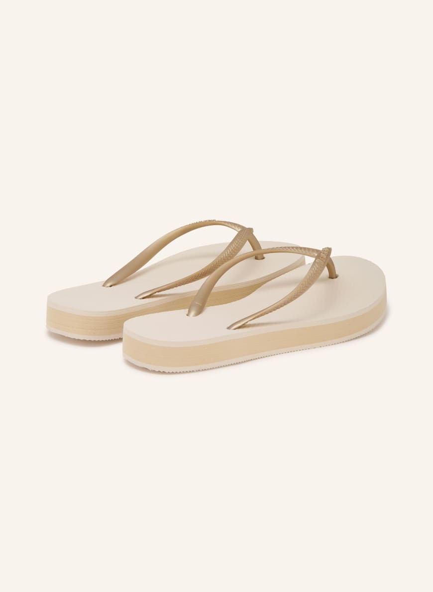 havaianas Zehentrenner SLIM in creme / taupe | Breuninger (DACH)