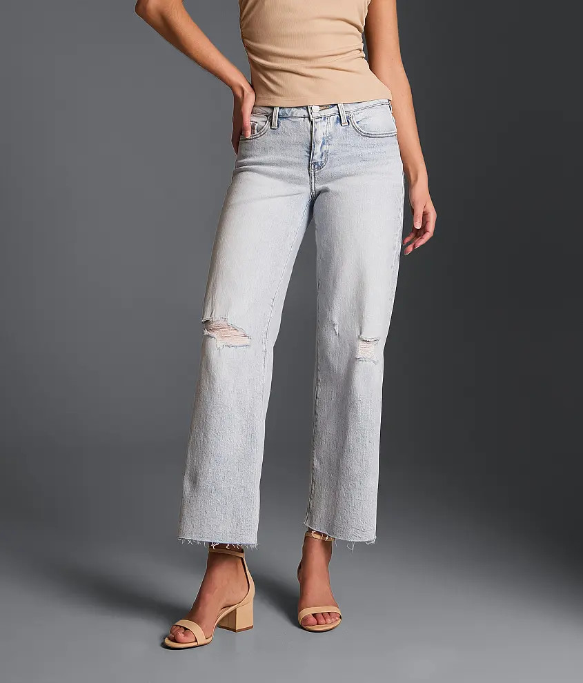 Fit No. 23 Cropped Wide Leg Stretch Jean | Buckle