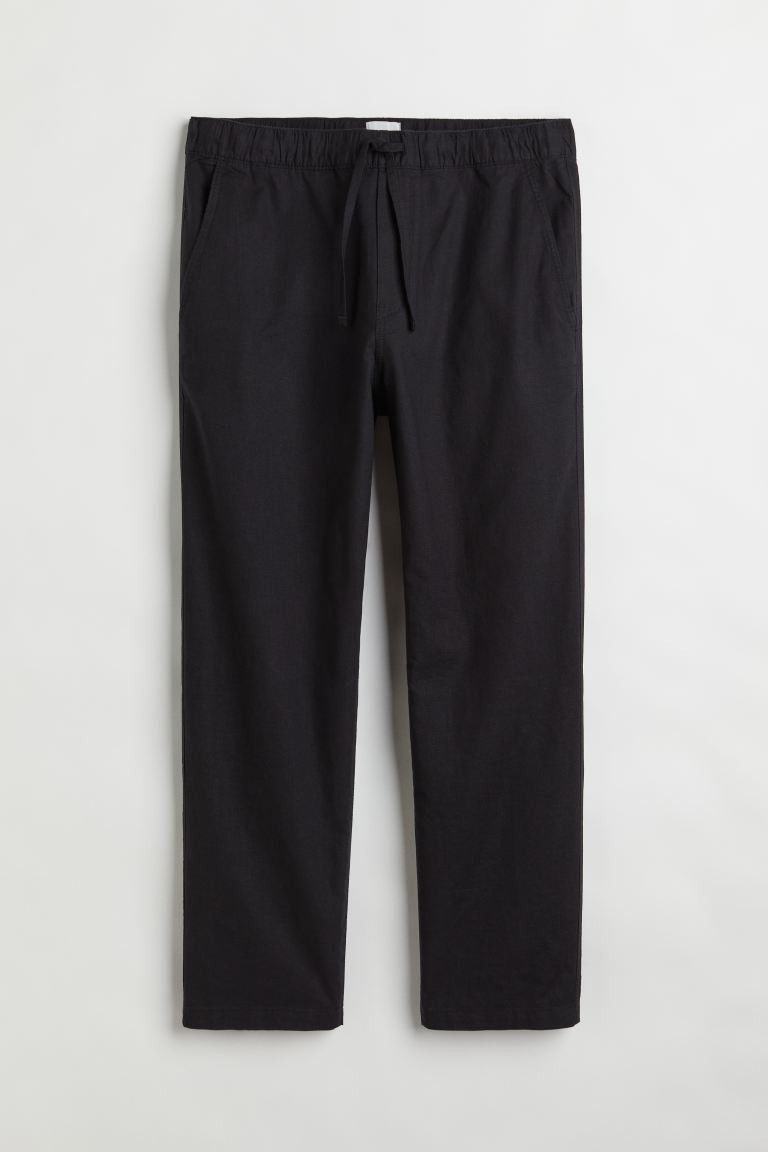 Joggpants aus Leinenmix Relaxed Fit | H&M (DE, AT, CH, NL, FI)