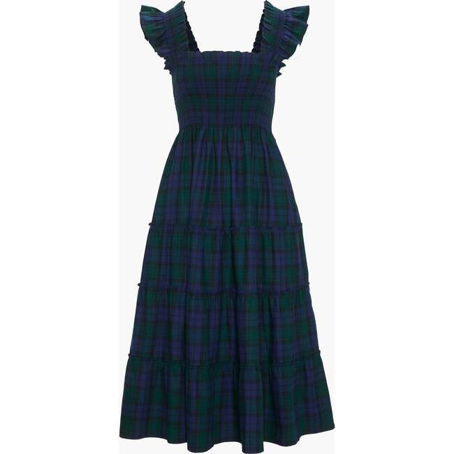 Hill House Home | The Ellie Nap Dress, Blackwatch Tartan (Blue, Size Small) | Maisonette | Maisonette