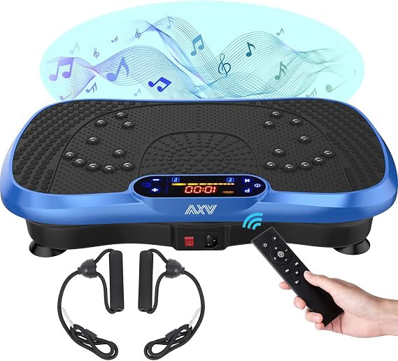 AXV Vibration Plate Fitness Platform Exercise Machine Vibrating Lymphatic Drainage Shaking Full B... | Amazon (US)