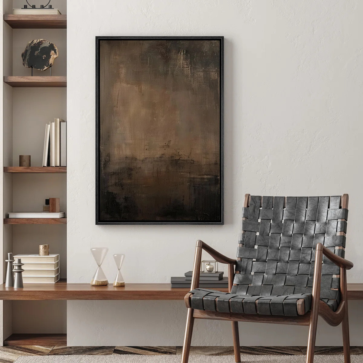 Abstract Tranquil Pastoral Scene Landscape Illustrations Rustic French Country | Wayfair North America