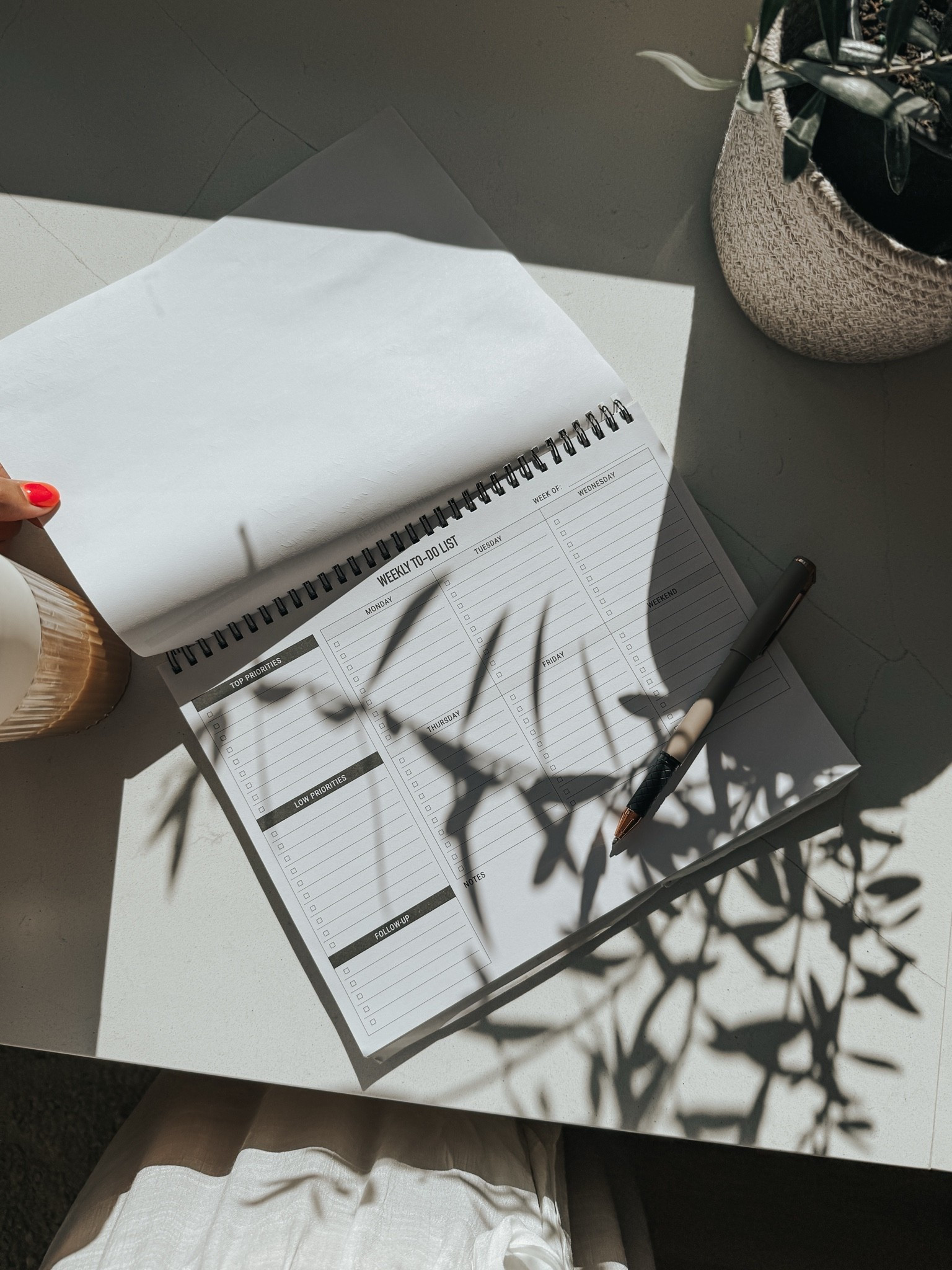 I have bought the same weekly planner three years in a row and for me it is like my brain on paper. It’s all the little things that I need to remember each day and things I can cross off.

#LTKselfcare #LTKHome #LTKOver40
