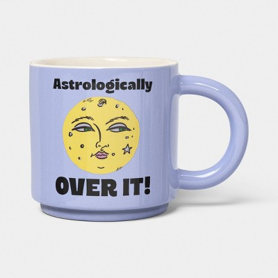 15 fl oz Zodiac Over it Mug Blue - Room Essentials™ | Target