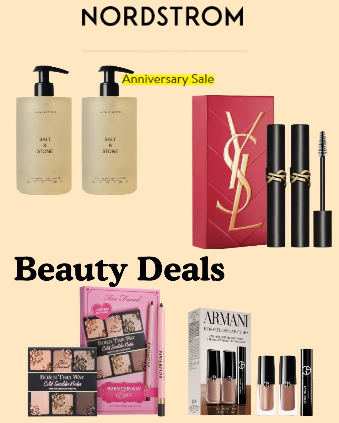 Beauty Deals that I think are actually worth it! Some of these are for me and some are gifts. 
Nordstrom Anniversary Sale

#LTKSaleAlert #LTKOver40 #LTKBeauty