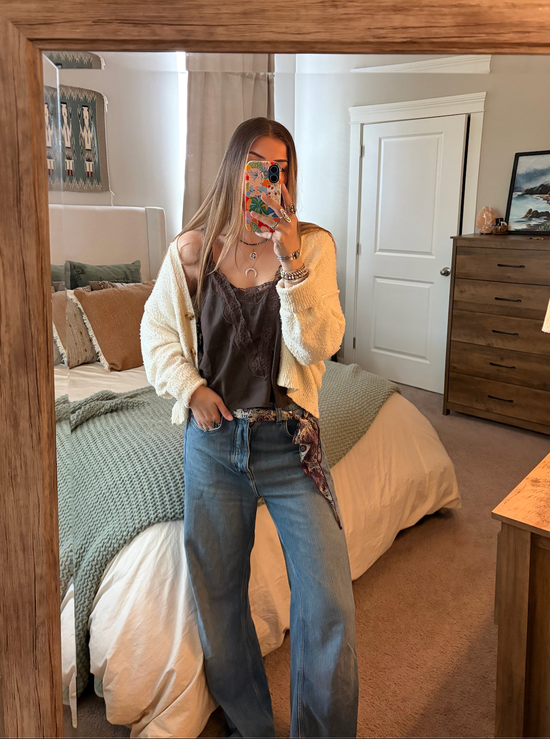 Small sweater 
Small top 
27 jeans