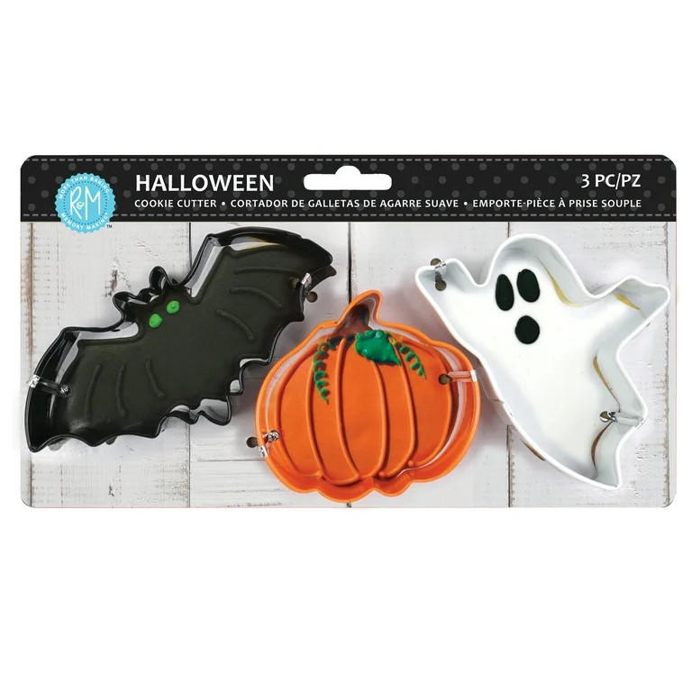 R&M International Halloween 3 Piece Cookie Cutter Set | Walmart (US)