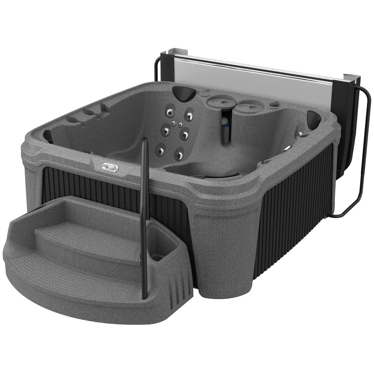 AquaRest DayDream 3500 Ensemble 6-Person 35-Jet Plug & Play Hot Tub with Ozonator AR3-HU2-GTBE | Wayfair North America