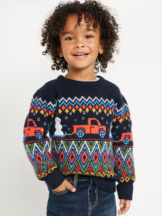 SoSoft Fair Isle Sweater for Toddler Boys | Old Navy (US)