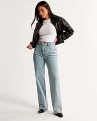 Curve Love High Rise 90s Relaxed Jean | Abercrombie & Fitch (US)