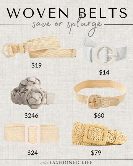 Woven Belts Save or Splurge


#LTKfindsunder50 #LTKstyletip #LTKfindsunder100