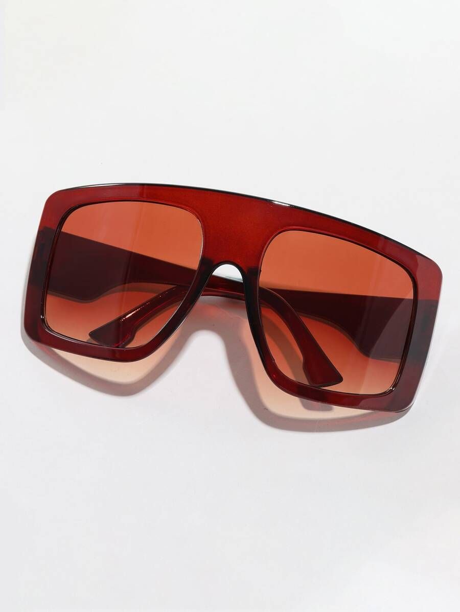 Flat Top Shield Sunglasses | SHEIN