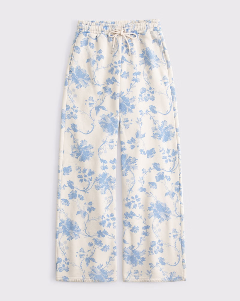 Essential Wide Leg Sunday Sweatpant | Abercrombie & Fitch (US)