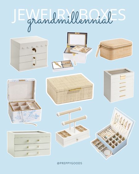 Pretty jewelry organization boxes for the Grandmillennial ✨ 

#LTKHome #LTKFamily #LTKFindsUnder50