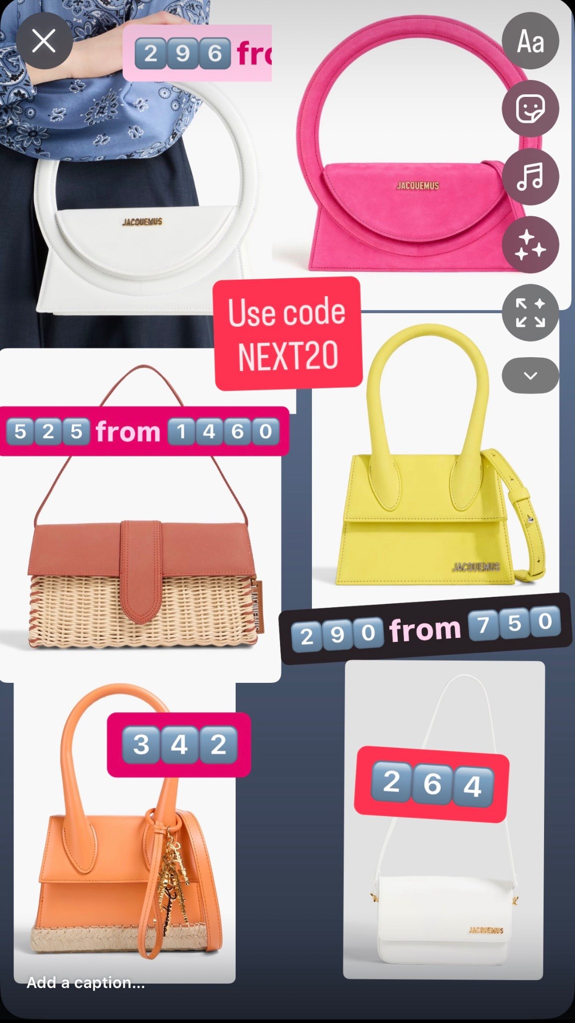 Jaquemus bags sale 
Use code
NEXT20

#LTKSeasonal #LTKSaleAlert #LTKootd