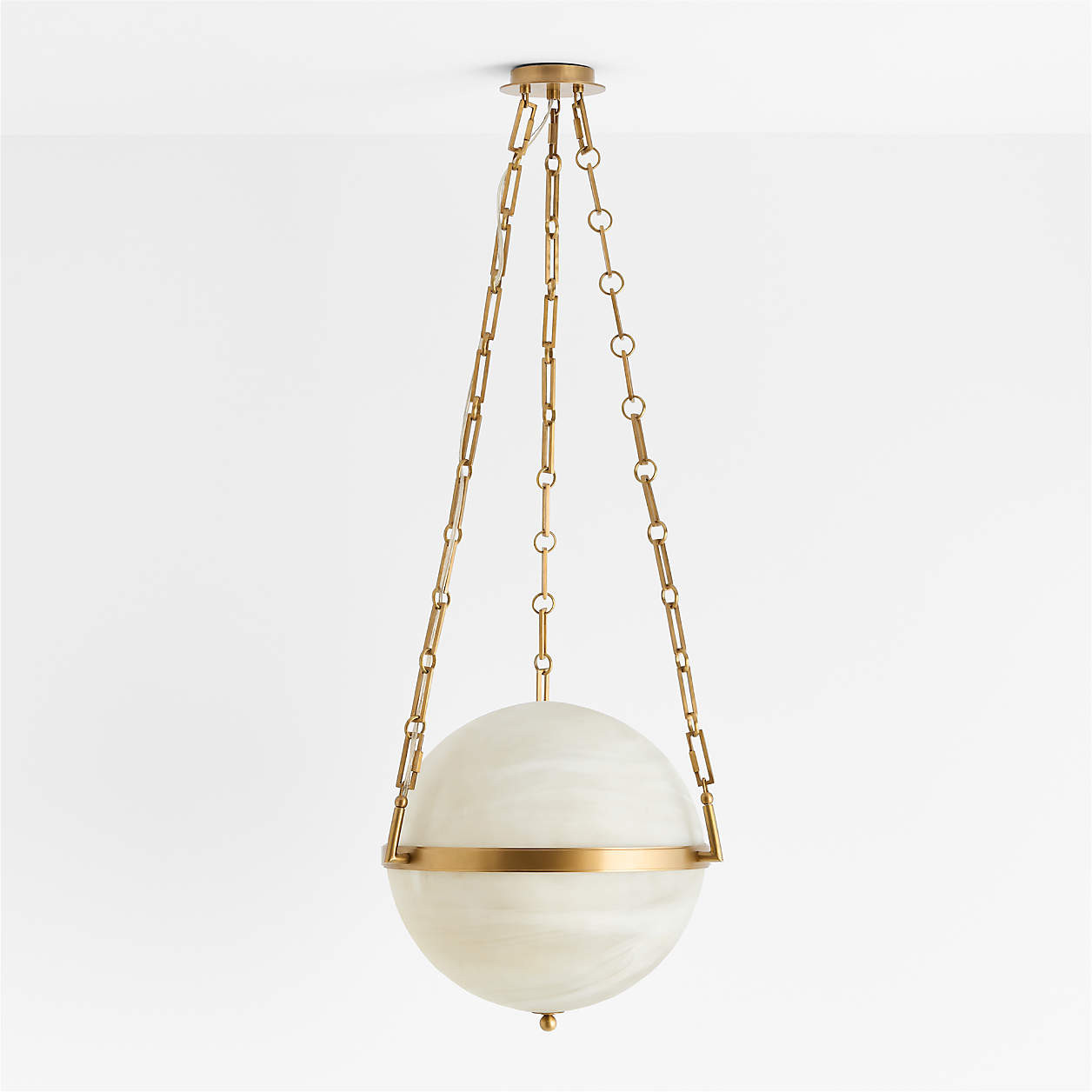 Estelle Glass Globe Pendant Light | Crate & Barrel | Crate & Barrel