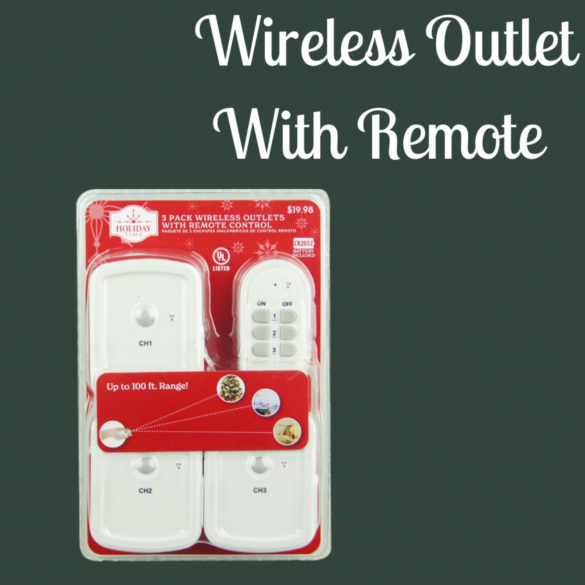 Wireless Outlet With Remote!! 100 foot range! This will make turning on/off your Christmas Tree so much easier! 🎄

#LTKHoliday #LTKhome #LTKSeasonal