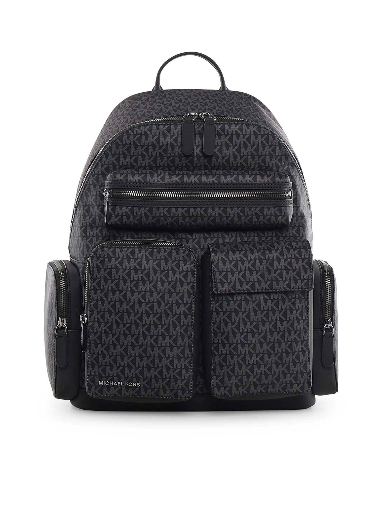MICHAEL Michael Kors Brooklyn Cargo Backpack With Logo Print | Italist.com US